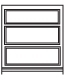 Three Drawer Pedestal