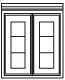 Upper Glass Door Cabinet