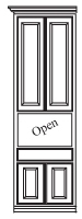 Hutch Door & Drawer Outline