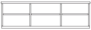 Side Mount Wall Bed Top Bookcase Cabinet