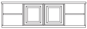 Side Mount Wall Bed Bed Top Center Door Cabinet