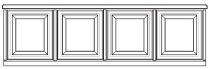 Side Mount Wall Bed Bed Top Full Door Cabinet