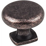 Dark Machined Antique Copper Knob