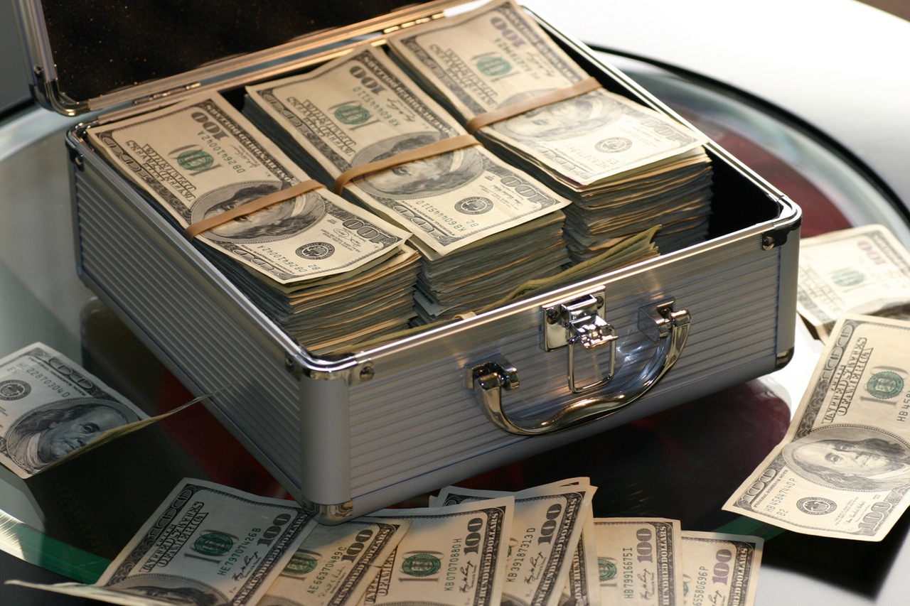 suitcase full of cash