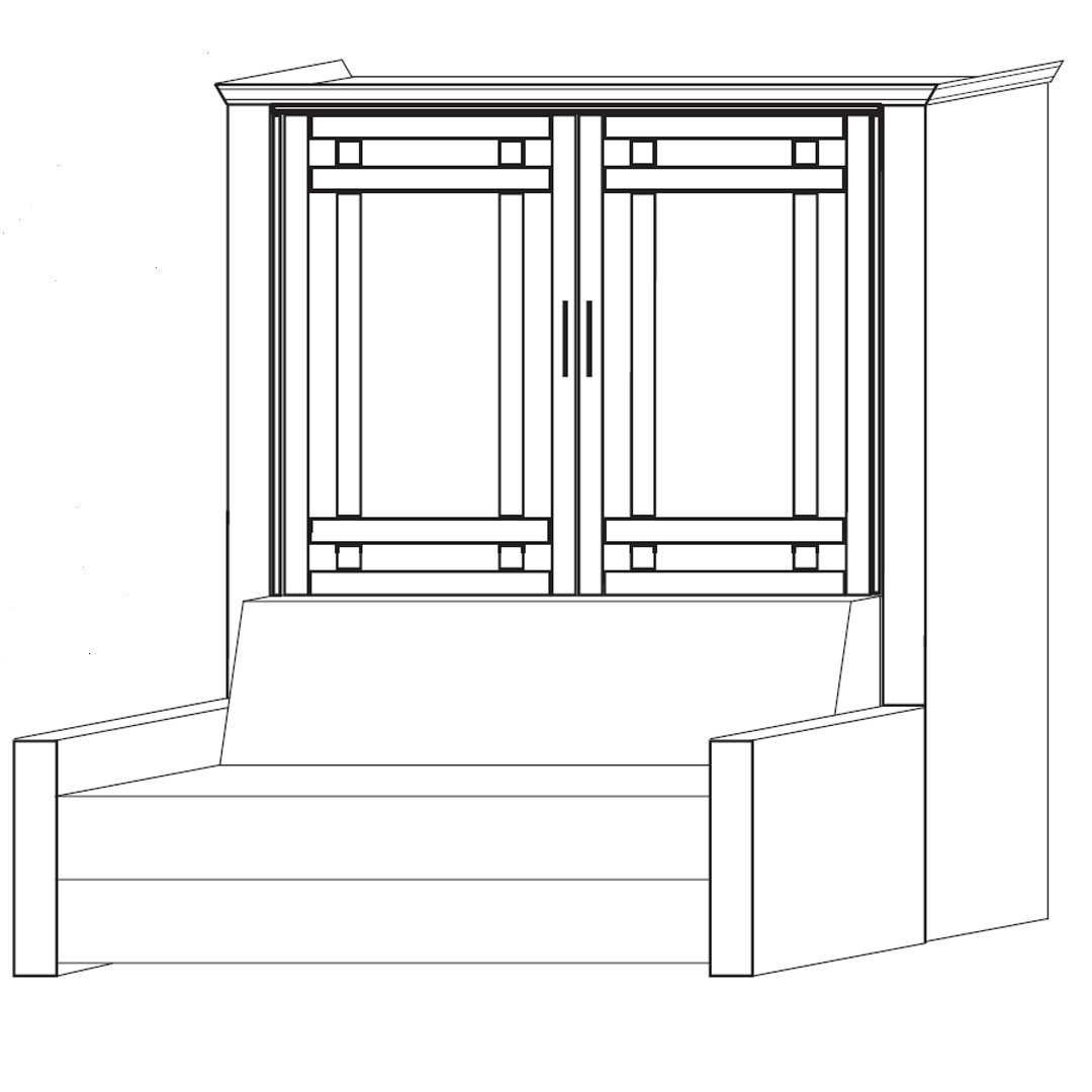 Prairie style Sofa Murphy Bed